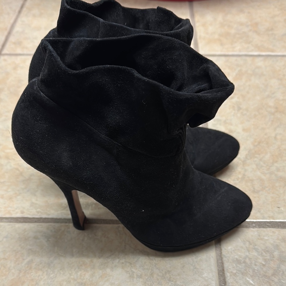 Prada Black Heeled Boots